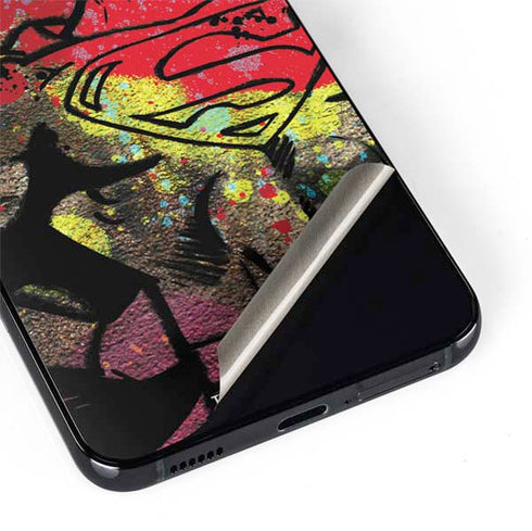 DC Comics Superman Color Splatter Galaxy S22 Skin